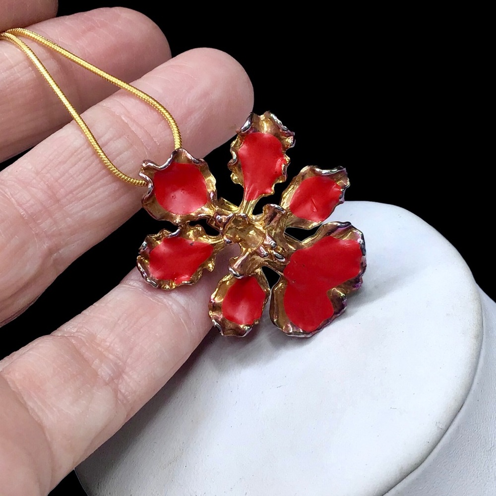 🔥6 for $20! Unique Gold & Enamel Necklace